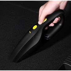 휴대용 가정용 자동차 진공 청소기 호환 코드 포함 120W 고출력 습식 건식 6000Pa, 01 Black, 01 Black, 1개