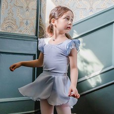 [아떼르발레] ATB-8608 투피스 하늘 분리형 아동발레복