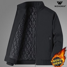 남성 누빔 자켓 가을 겨울 빅사이즈 중년 점퍼 WI215J