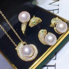 미니골드진주목걸이귀걸이