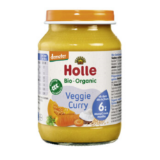 홀레 Holle 채식 카레 이유식 6개월 190g (병), 1개
