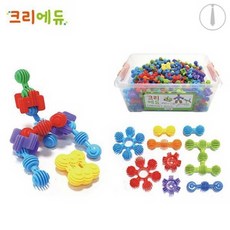193 춘이상점 / 창의블럭 멀티눈송이볼연결블록 300pcs 접이식그릇 여름용토시 버클스트랩 기어블록