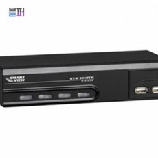 IC-314-CUW2 KVM스위치 4대1 USB 케이블포함 KVM 케이블 멀티 선택기, 1개, 단일상품