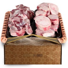 고급 한우꼬리 사골 냉동 보신3호 4kg 무항생제 선물용 부모님 명절, 1개