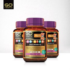[고헬씨] 키즈 DHA 브레인 IQ 60정 x3, 3개