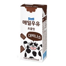 매일 멸균 초콜릿우유 200mlx24개x3박스, 72개, 200ml