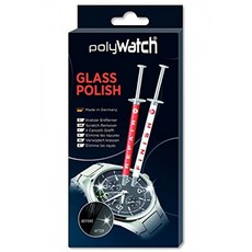 polyWatch 유리 스크래치 제거제 Glass Polish 유리 광택제는 시계 스마트 폰 창문 자동차 가구 등을위한 단일 팩입니다.