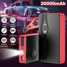 자동차점프스타터 자동차배터리 시동 도구 12V 부스트 충전기 20000mAh 비상 장치 6, 1개