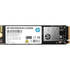 HP EX920 M.2 256GB PCIe 3.1 X4 Nvme 3D TLC NAND Internal SSD 솔리드 스테이트 드라이브[세금포함] [정품] (SSD [정품]) Max