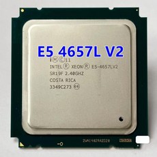 제온 인텔 CPU E54657L V2 24GHz 12 코어 22nm 115W 30MB LGA2011 E5 4657LV2 프로세서 E5 4657L V2