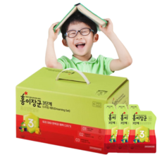 정관장 어린이 홍삼 홍이장군 3단계 파우치 최신 정품, 60개, 20ml