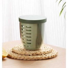 푸르트팟 과일 도시락통 샐러드 미니 런치 후르츠팟, 파란색 600ml, 1개