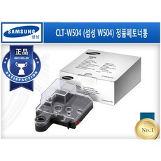 삼성전자 정품폐토너통 CLT-W504 SL-C1454W K-11.4K CMY-3.5K PrinterMODEL-SL-C1860FW, 1