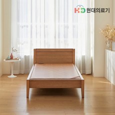 현대의료기 G822S 싱글 황토숯볼 흙침대, 브라운