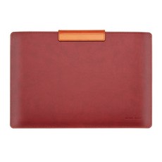  비파인 삼성 갤럭시북 이온 2020 2021 핸드메이드 가죽 슬리브 에디션 노트북파우치, 버건디(BF-SALG015-BU) 