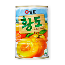 샘표 황도 통조림, 400g, 24개