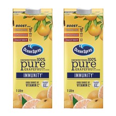 오션 스프레이 농축 이뮤니티 퓨어 그레이프프루트 자몽 주스 Ocean Spray Pure Grapefruit, 2개, 1L