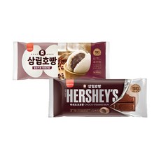 (상온)삼립 단팥호빵380gx1개+허쉬초코호빵270gx1개, 1세트