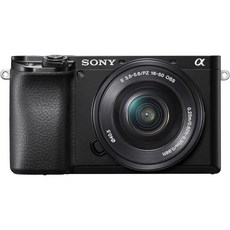 Sony 소니 알파 A6100 줌렌즈 16-50mm 미러리스 카메라 블랙 (ILCE61, w/ 16-50mm Lens