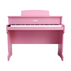 링고 키즈 61건반 디지털 피아노 RP-125 + 의자, 핑크