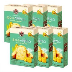 백설 옥수수식빵믹스 760G x 6개, 없음, 상세 설명 참조