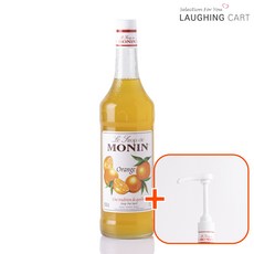 모닌 오렌지 시럽 1000ml + 모닌 범용 시럽펌프, 1L