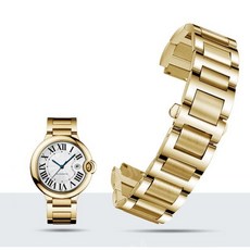 Cartier 까르띠에 시계 호환 발롱블루 워치 스트랩 메탈 시계줄 손목 밴드 브레이슬릿