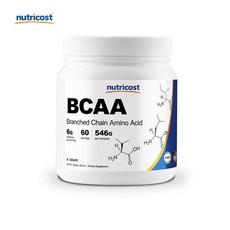 Nutricost BCAA 분말 60일 포도맛 546g, 단품