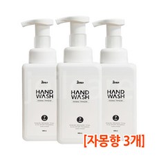 제타 항균 핸드워시 자몽향 500ml 포밍 손세정제, 3개