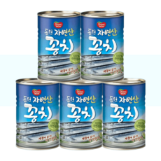 동원 꽁치캔, 5개, 300g