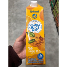 [장대리] 노브랜드 착즙오렌지주스 1L x 3개