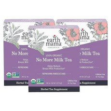 어스마마 노 모어 밀크 티 16티백 3팩 Earth Mama No More Milk Tea