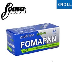 Fomapan 클래식 400 블랙 앤 화이트 네거티브 필름 서브 패키지 롤 ISO 400 120mm 1 롤 2 롤 3 롤 5 롤 10 롤, 3개