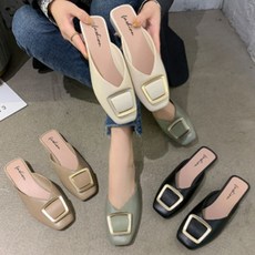 사각장식젤리슈즈