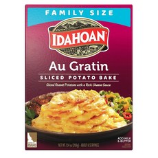 Idahoan Au Gratin Homestyle 캐서롤 패밀리 사이즈 208.1g(7.4oz) (10팩), 1개, 208g