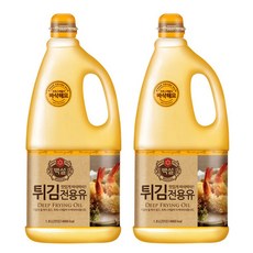 백설 튀김전용유, 1.8L, 2개