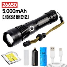 아이엠듀 LED 손전등 써치라이트 세트 DRS XHP70, 혼합색상, 1개