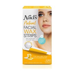 네즈 네츄럴 페이셜 왁스 왁싱 스트립 30개입 Nad's Facial Wax Strips