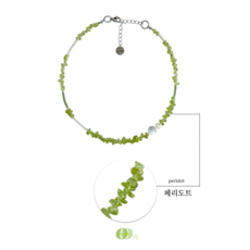 오온 퓨어 그린 탄생석 목걸이 Pure Green necklace