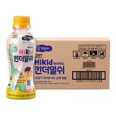 후디스 하이키드 유아 킨더밀쉬 200ml 우유 200ml 24 j19*609MC