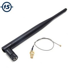 [해외] 2.4 GHZ 195MM 무선 WIFI 라우터 모듈 안테나 SMA IPEX 24 MHZ ~ 25 MHZ 모니터링라우터 6DBI WIFI 모듈 IPEX 안테나, 상세내용표시