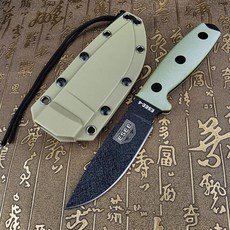 ESEE JG5 ESEE-4 고경도 고정 블레이드 나이프 다목적 사냥 전술 야외 스트레이트 휴대용 캠핑 도구, 1개, 한개옵션1, 01 ESEE 4 B