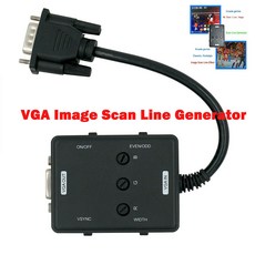향수 연장 케이블 지우기 이미지 아케이드 게임 자체 전원 범용 전자 스캔 라인 VGA Scanline Generator, 1개