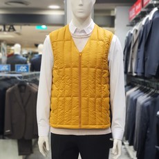 NC불광 지오지아 2020 FW 지퍼형 브이넥 구스다운 경량 패딩조끼 ABA4VP1102 OR