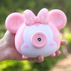 버블카메라 자동 비눗방울 버블건 카메라 유치원선물 버블메이커, 핑크+핑크, 2개