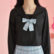 교복체크타이리본끈