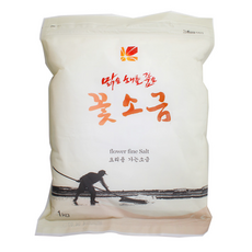 케이푸드_소금사랑 맑은해를품은 꽃소금 1kg, 4개