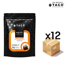 [타코] 복숭아 아이스티 파우더 1kg 12개 1박스, 12개입