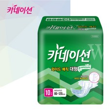 카네이션 (W) 프리미엄 와이드 매직대형(겉기저귀) 100매(1박스), 대형, 10개입, 10개