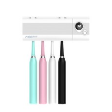 와이즈핏 가정용 벽걸이형 칫솔 면도기살균기 세트 UV LED BW-9001WH